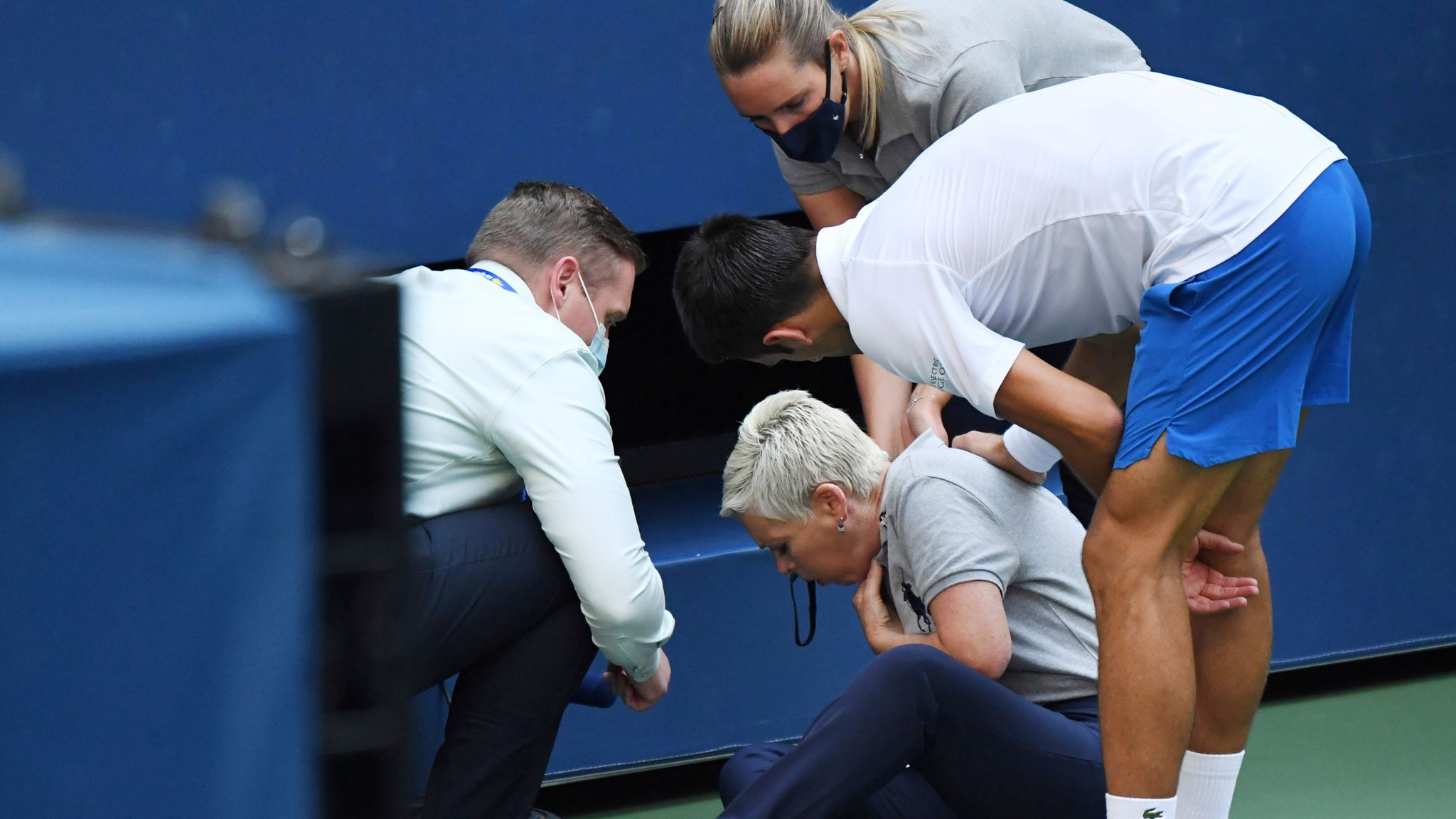 Novak Djokovic says he is 'so sorry' after incident leaves him