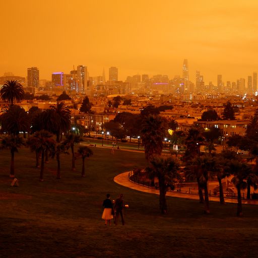 California Wildfires San Francisco Sky Turned Orange As Several Killed By Flames Across State Us News Sky News