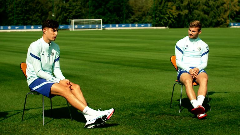 Timo Werner, Kai Havertz on Chelsea title ambitions ...