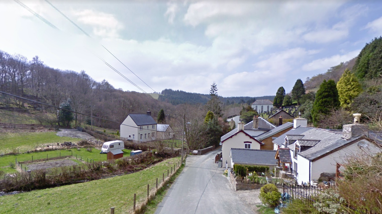 The village of Aberhosan had an 18-month long broadband issue. Pic: Google