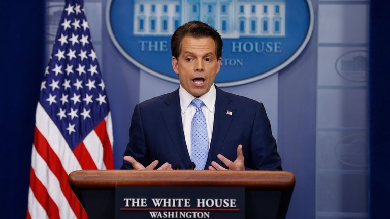 Anthony Scaramucci was sacked after 11 days in the White House