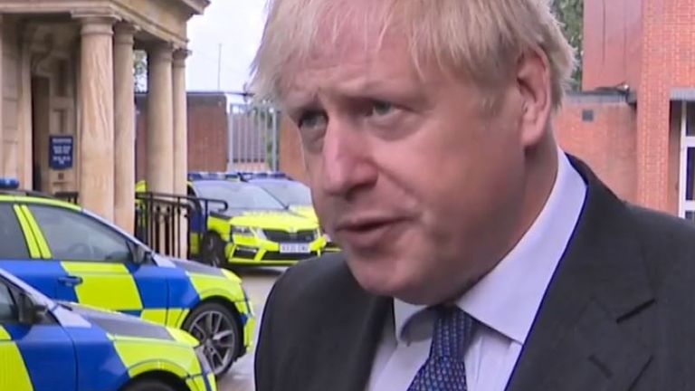 Boris Johnson battles thunder to get his message about coronavirus out