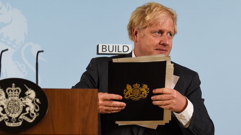 Boris Johnson later said he had &#39;misspoken&#39; about what the rule of six means
