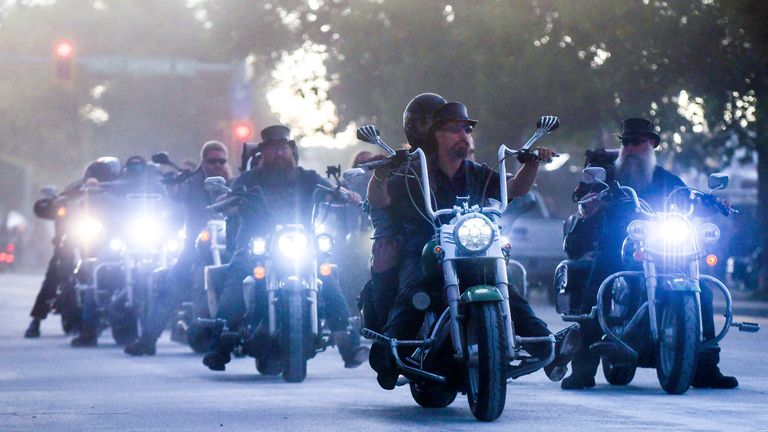 The Annual Sturgis Motorcycle Rally usually attracts around 500,000 people