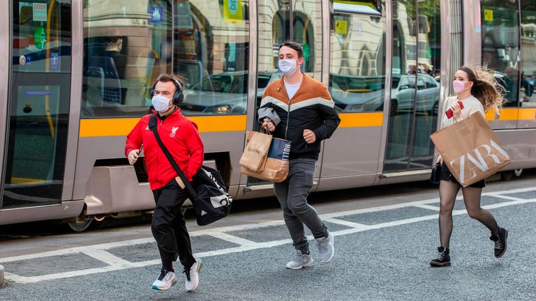 People are advised to only travel outside of Dublin if it is essential to do so