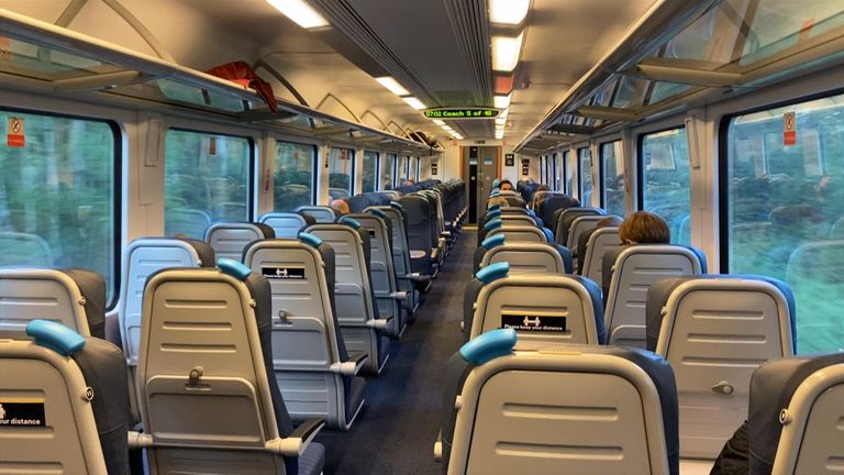 Commuter trains remain quiet