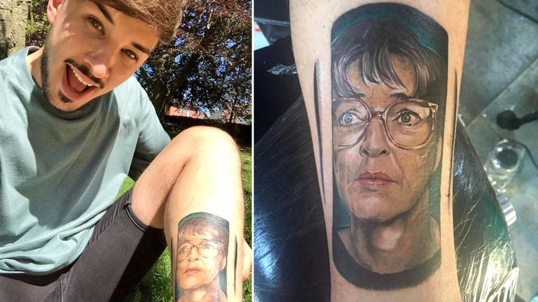 Manchester bombing victim Martyn Hett and his Deirdre Barlow tattoo