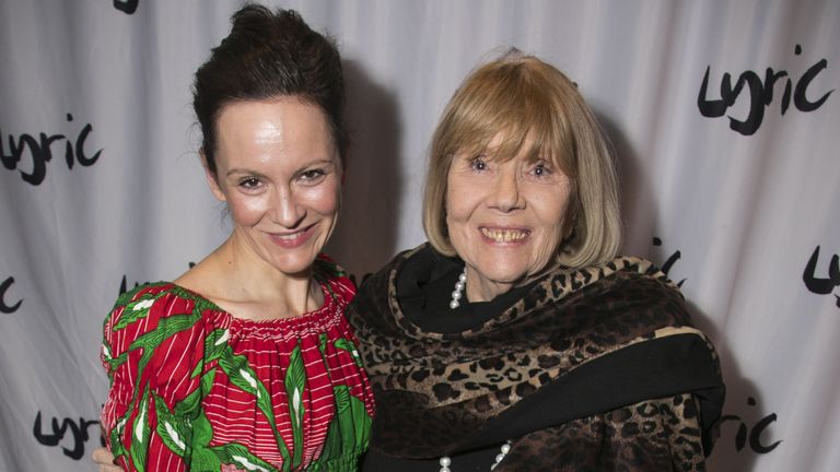 Pic: Dan Wooller/Shutterstock

&#39;Love Love Love&#39; play, After Party, London, UK - 11 Mar 2020
Rachael Stirling (Sandra) and Diana Rigg

11 Mar 2020