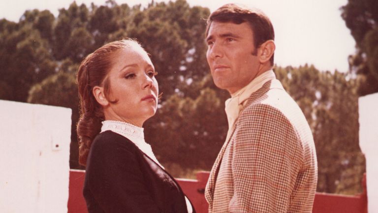 On Her Majesty&#39;s Secret Service, Diana Rigg, George Lazenby. Pic: Moviestore/Shutterstock
