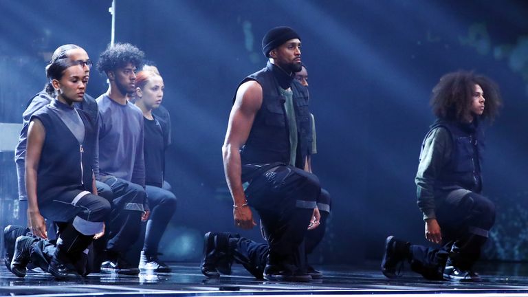 Diversity performed a Black Lives Matter-inspired dance on Britain&#39;s Got Talent: Credit: Syco/ Thames/ ITV