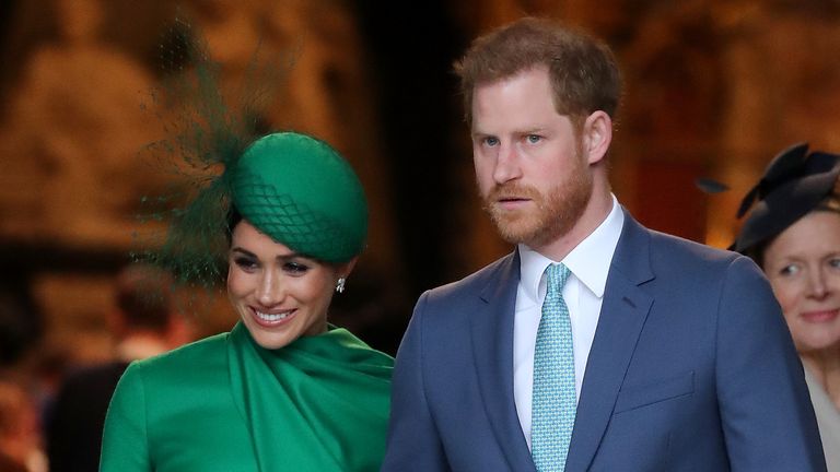 LONDON, ENGLAND - March 09: He met the Dukes of Sussex and Meghan Prince Harry children in Sussex while attending the Commonwealth Day Service 2020 on March 09, 2020 in London, England.  (Photo by Chris Jackson / Getty Images)