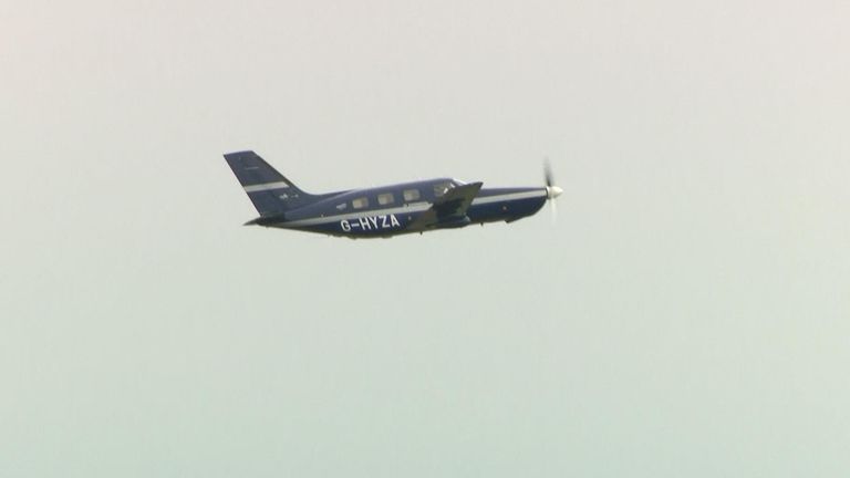 The only thing that the six-seater Piper M-class plane emits is water vapour