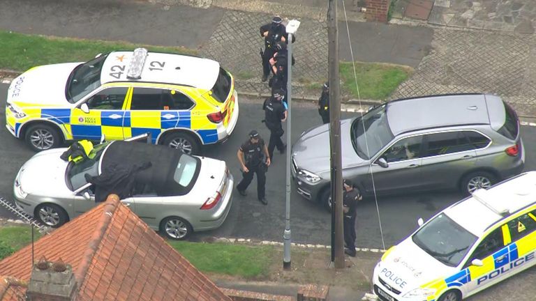 Ipswich shooting incident arrest scene