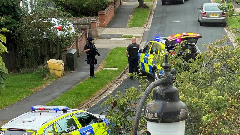 The suspect was arrested in Ipswich - five miles away from the shooting scene 