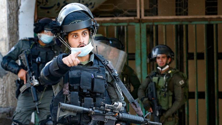 The Israeli security forces control over 60% of the West Bank