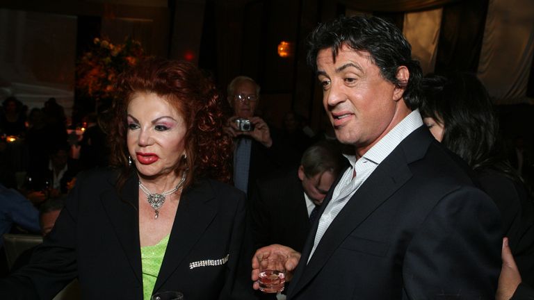 MGM Pictures, Columbia Pictures and Revolution Studios present the World Premiere of &#39;Rocky Balboa&#39;
Jackie Stallone and Sylvester Stallone (Photo by E. Charbonneau/WireImage for MGM )