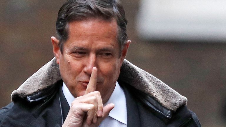 Barclays&#39; CEO Jes Staley arrives at 10 Downing Street in London, Britain January 11, 2018. 