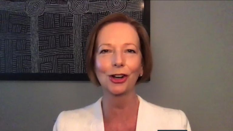 Former Australian Prime Minister Jill Gillard