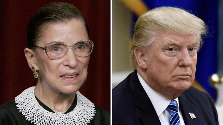 Donald Trump wants Justice Ginsburg&#39;s successor to be appointed as soon as possible