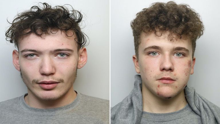 Kiyran Earnshaw, 18, and Luke Gaukroger, 16, admitted murdering Robert Wilson