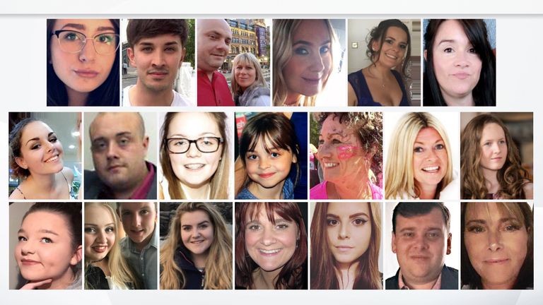 Manchester attack victims