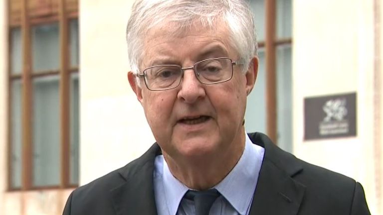 Mark Drakeford points out that Wales has never changed the message on working from home