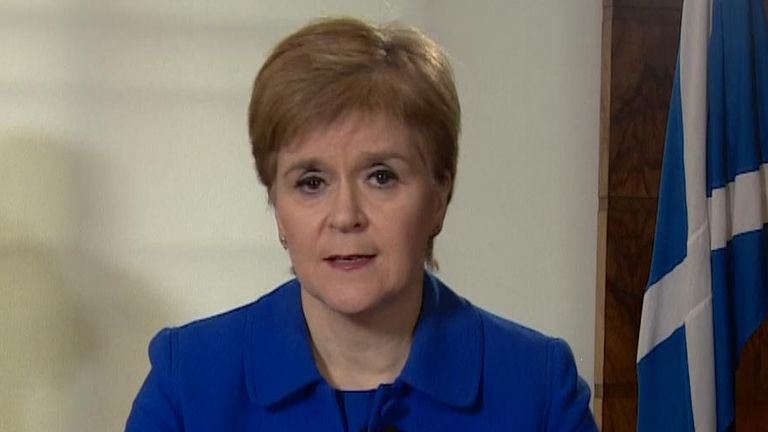 Nicola Sturgeon&#39;s address to the nation