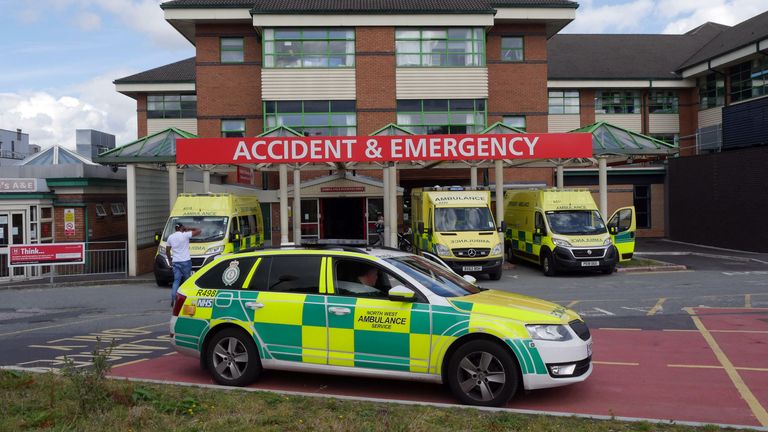 A&E Dept at The Royal Bolton Hospital. File pic