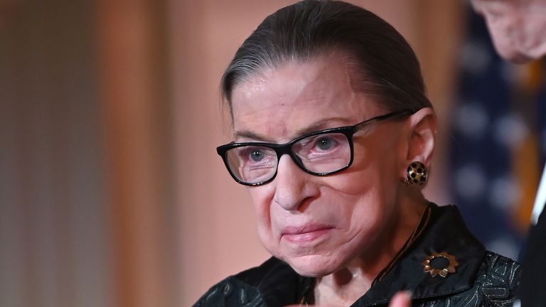 Supreme Court Justice Ruth Bader Ginsburg