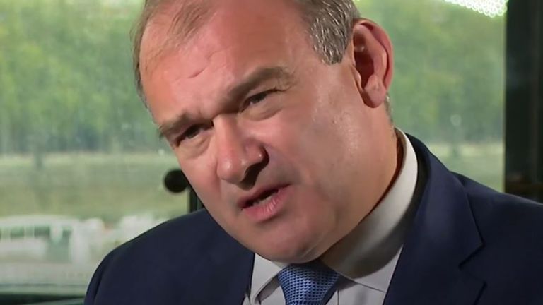 Sir Ed Davey is not happy about the rights of carers being allegedly threatened