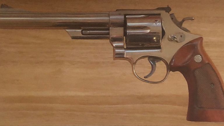 A Smith and Wesson revolver used in the film Live And Let Die was stolen in the burglary
