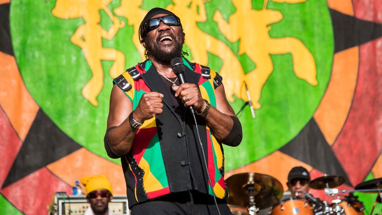 Toots Hibbert of Toots and the Maytals performs  in 2018