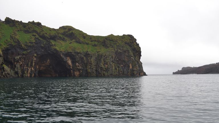 The mission to free beluga whales in captivity in Westman Islands. Pic: Sky News / Adam Parsons