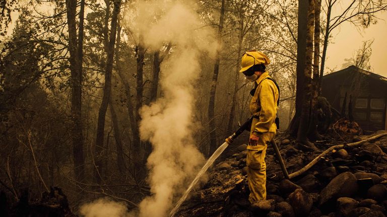 The northwestern state of Oregon has been hard-hit by the fires