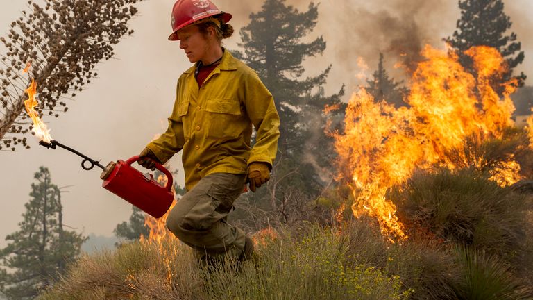 Wilfires are raging across the US west coast