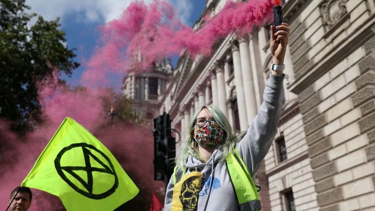 Campaigners have kicked off 10 days of climate change protests in London