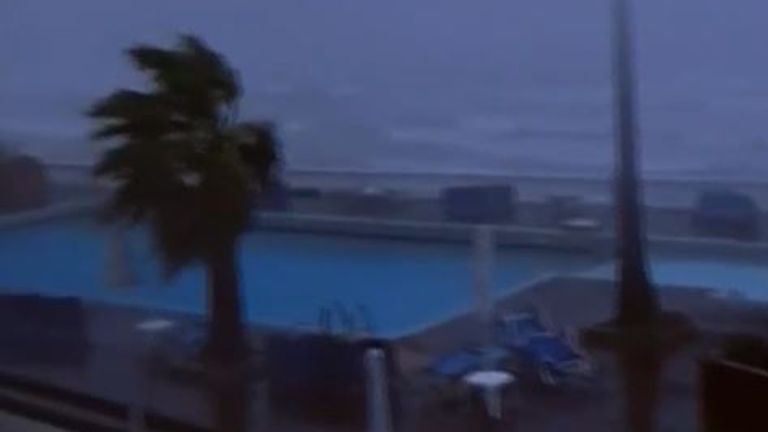 Zakynthos hit by a cyclone