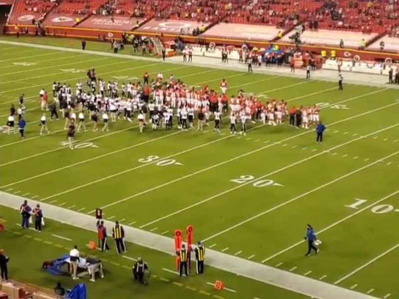 Kansas City Football Fans Booing During the Moment of Silence for