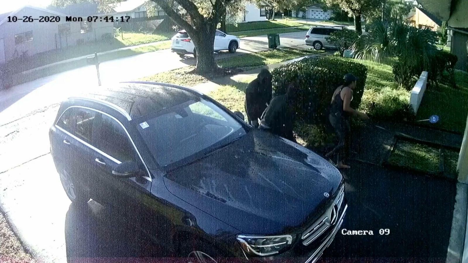 Woman ambushed in driveway by home invaders in Florida | US News | Sky News