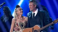 (L-R) Gwen Stefani and Blake Shelton perform onstage during the 62nd Annual GRAMMY Awards at Staples Center on January 26, 2020 in Los Angeles, California
