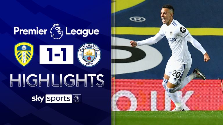 Leeds Hold Man City In Thriller Video Watch Tv Show Sky Sports