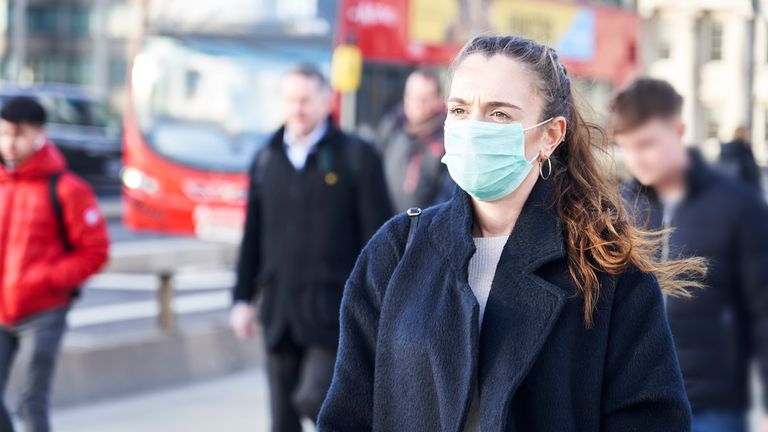 Around 10% of people with COVID-19, who were not admitted to hospital, reported symptoms lasting more than four weeks. File pic