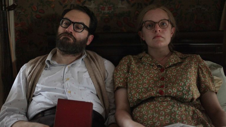 Michael Stuhlbarg and Elisabeth Moss in Shirley