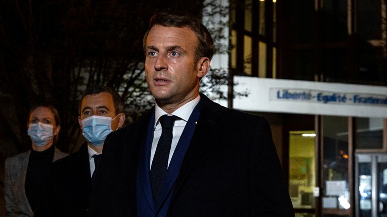 French president Emmanuel Macron has promised to intensify action against Islamist extremism