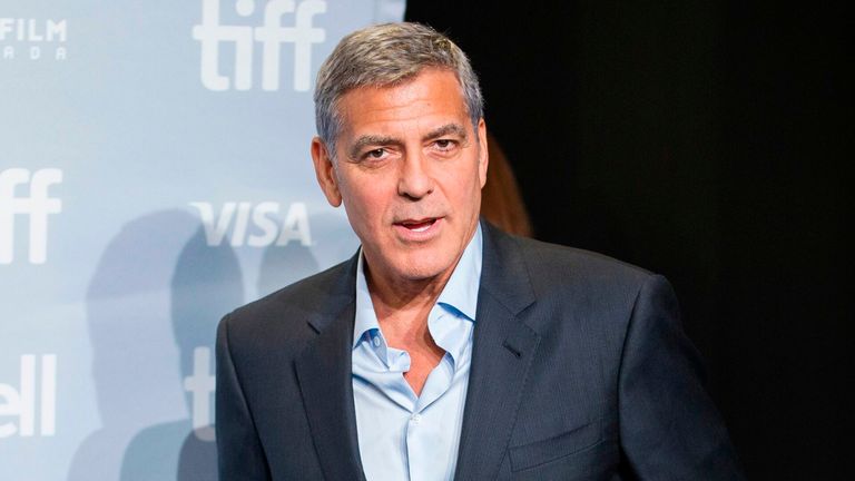 George Clooney at TIFF in 2017