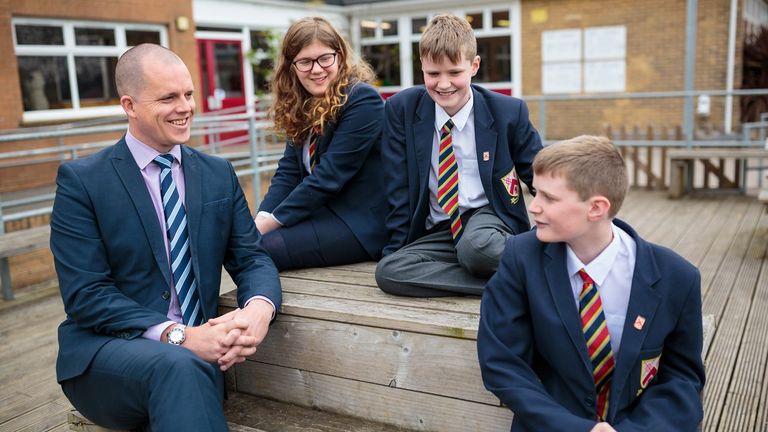 Gregg Morrison (left) says it was &#39;totally unfair&#39; for students not to receive meals