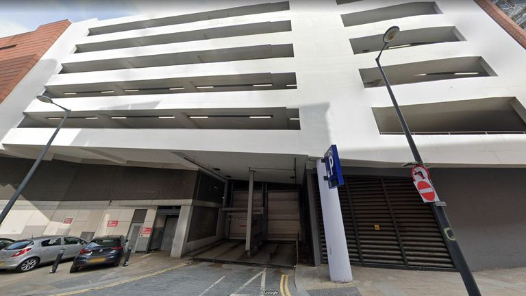 The boy fell from Hanover Street car park in Liverpool. Pic: Google Street View