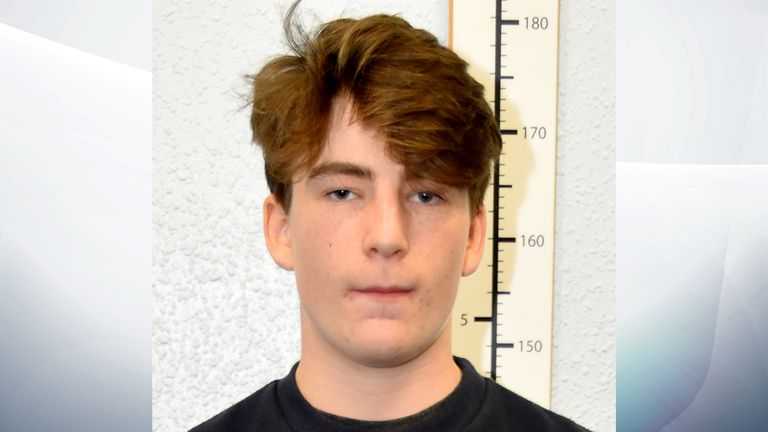 Undated handout photo issued by the Metropolitan Police of Harry Vaughan, 18, who will be sentenced at the Old Bailey later for 14 terrorism offences and two child abuse image offences.