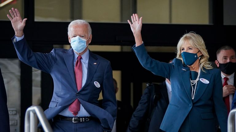 Joe Biden and wife Jill
