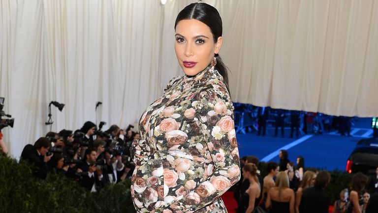 Kim Kardashian attends the Costume Institute Gala for the "PUNK: Chaos to Couture" exhibition at the Metropolitan Museum of Art on May 6, 2013 in New York City